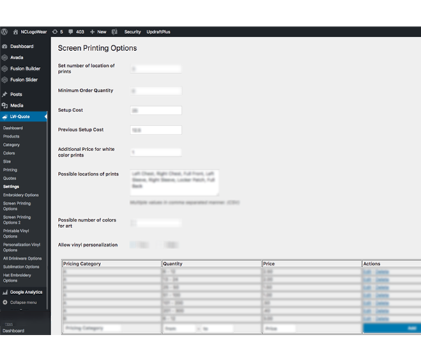 Multistep Quote Form