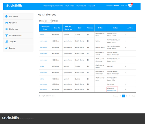 Stickskills Ticketing Plugin Integration for Dispute Resolution