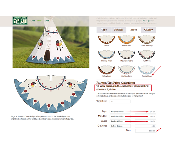 TIPI Price Calculator