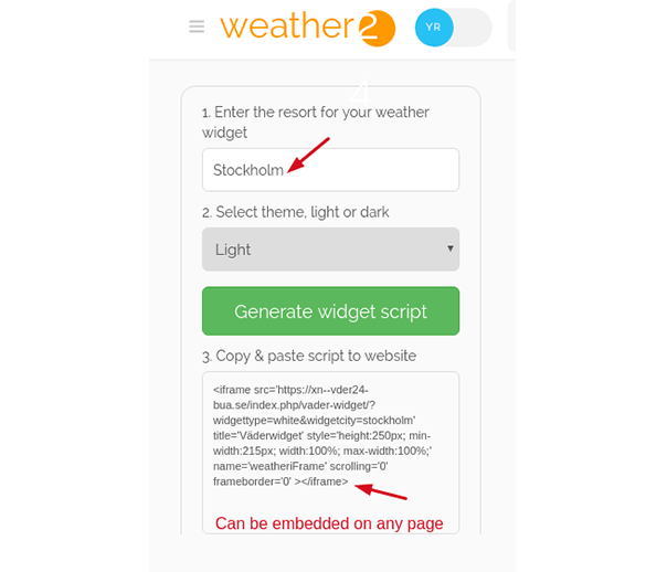 Share Current City Location And View Weather Page